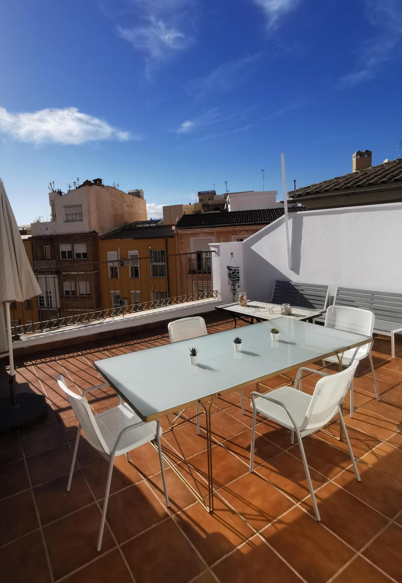 Apartmán Atico Con Vistas Centro Historico / Terraza 40 M Màlaga Exteriér fotografie