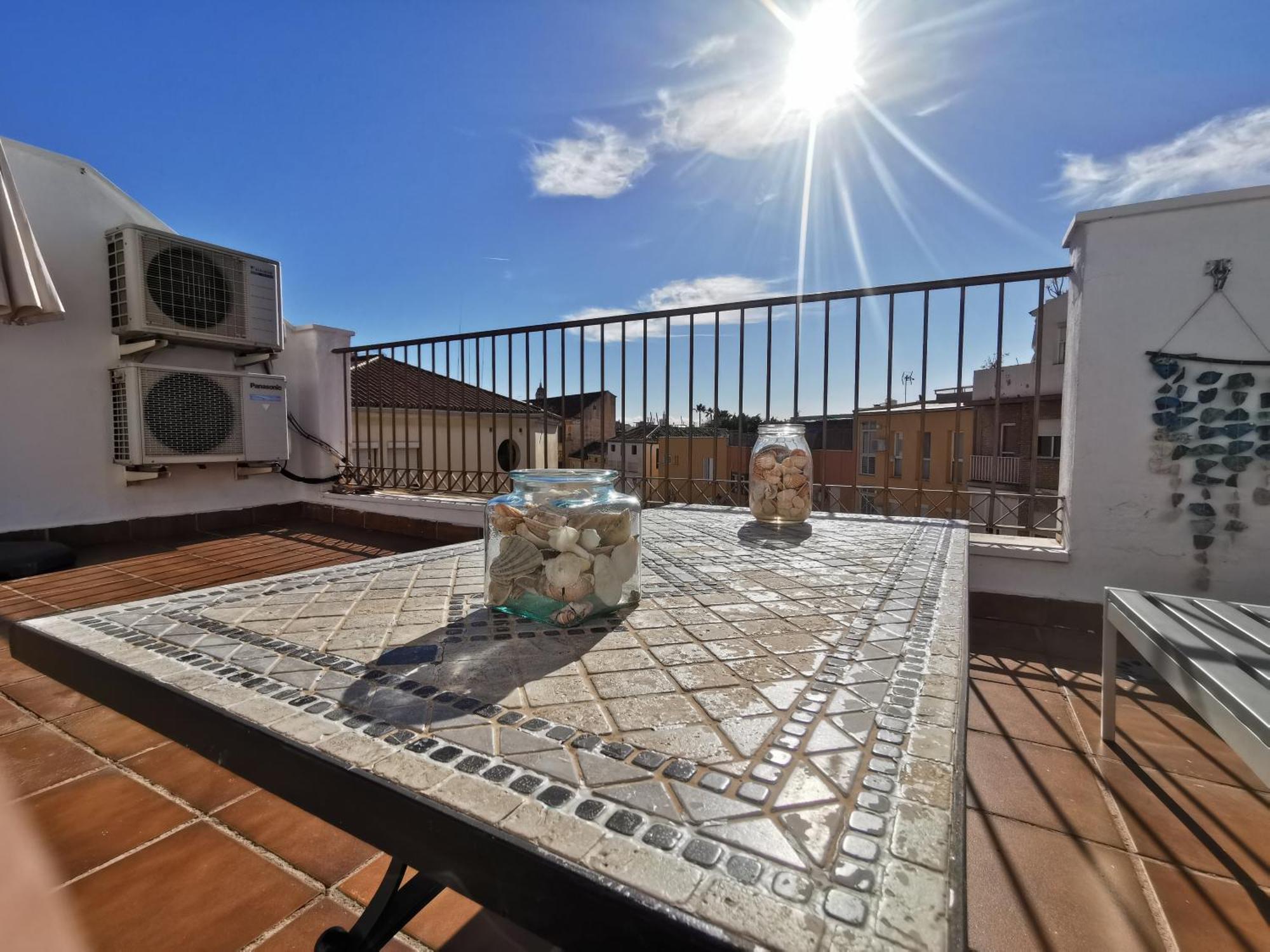 Apartmán Atico Con Vistas Centro Historico / Terraza 40 M Màlaga Exteriér fotografie